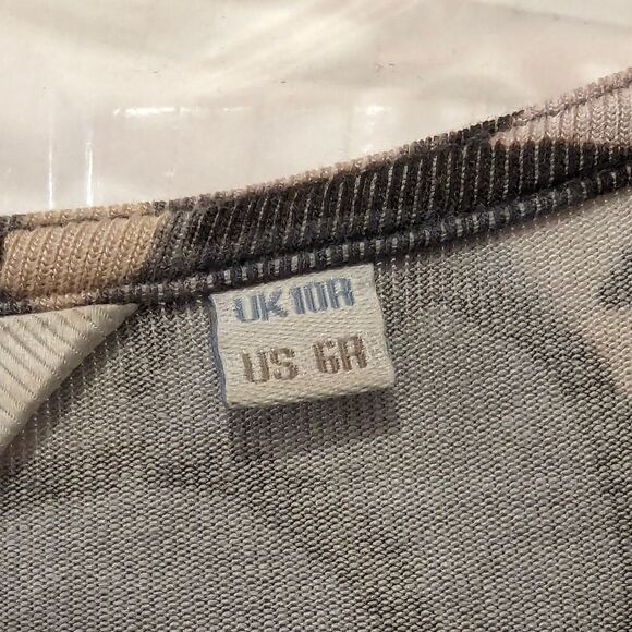 Boden Jersey Twist knot gray long sleeve midi stretch Dress Womens size 10R - Picture 7 of 8